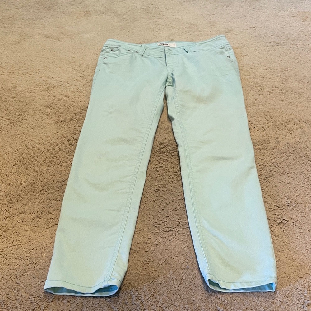 SO Mint Green Casual Pants